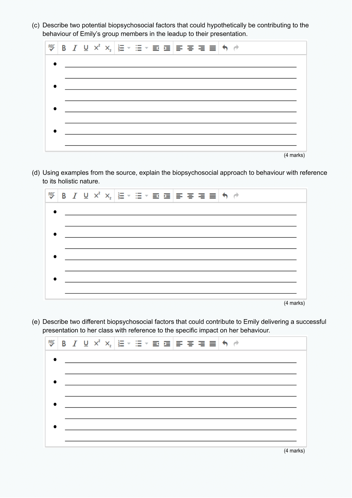 Psychology Exam Revision Guide