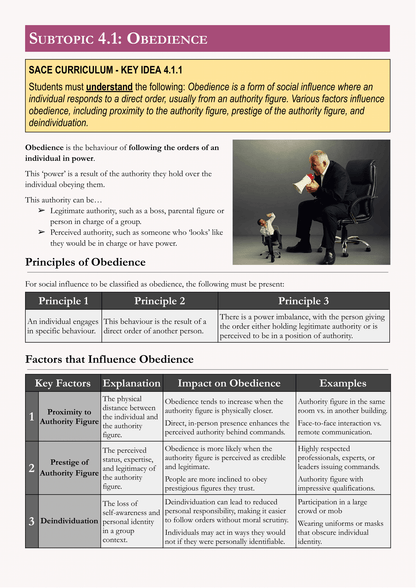 Psychology Exam Revision Guide