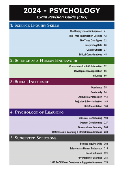 Psychology Exam Revision Guide