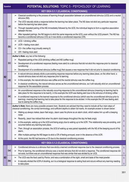 Psychology Exam Revision Guide
